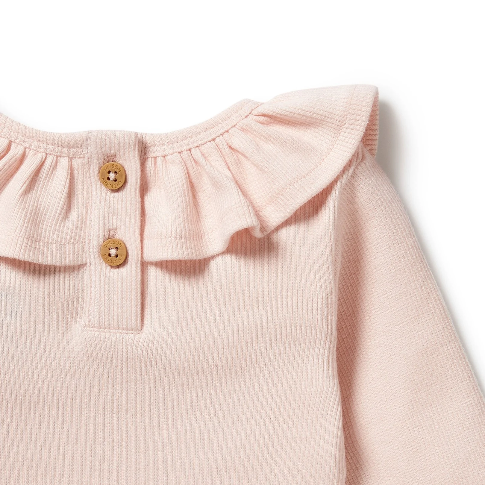 Organic Ruffle Top - Pink - Image 3