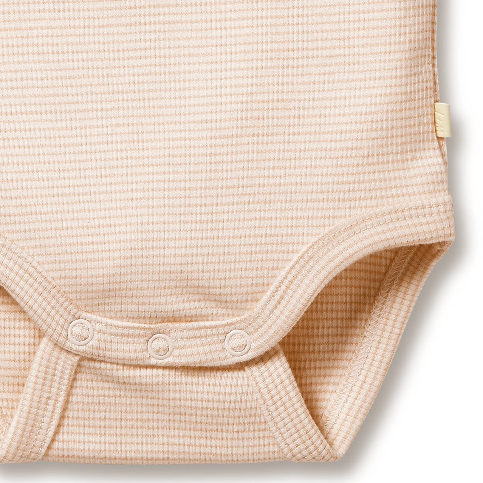 Organic Stripe Rib Bodysuit - Dusk - Image 3