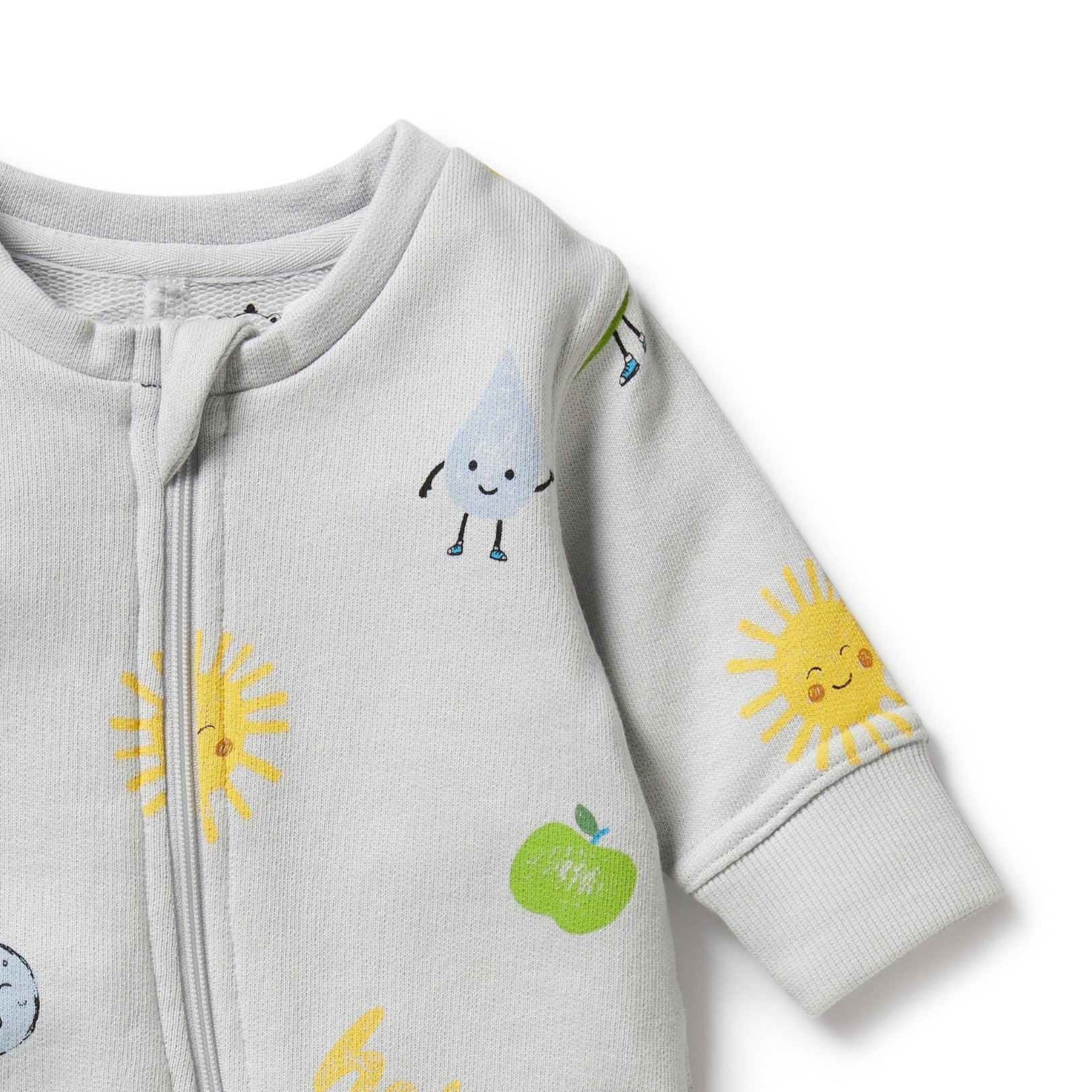 Organic Terry Growsuit - Hello - Image 4