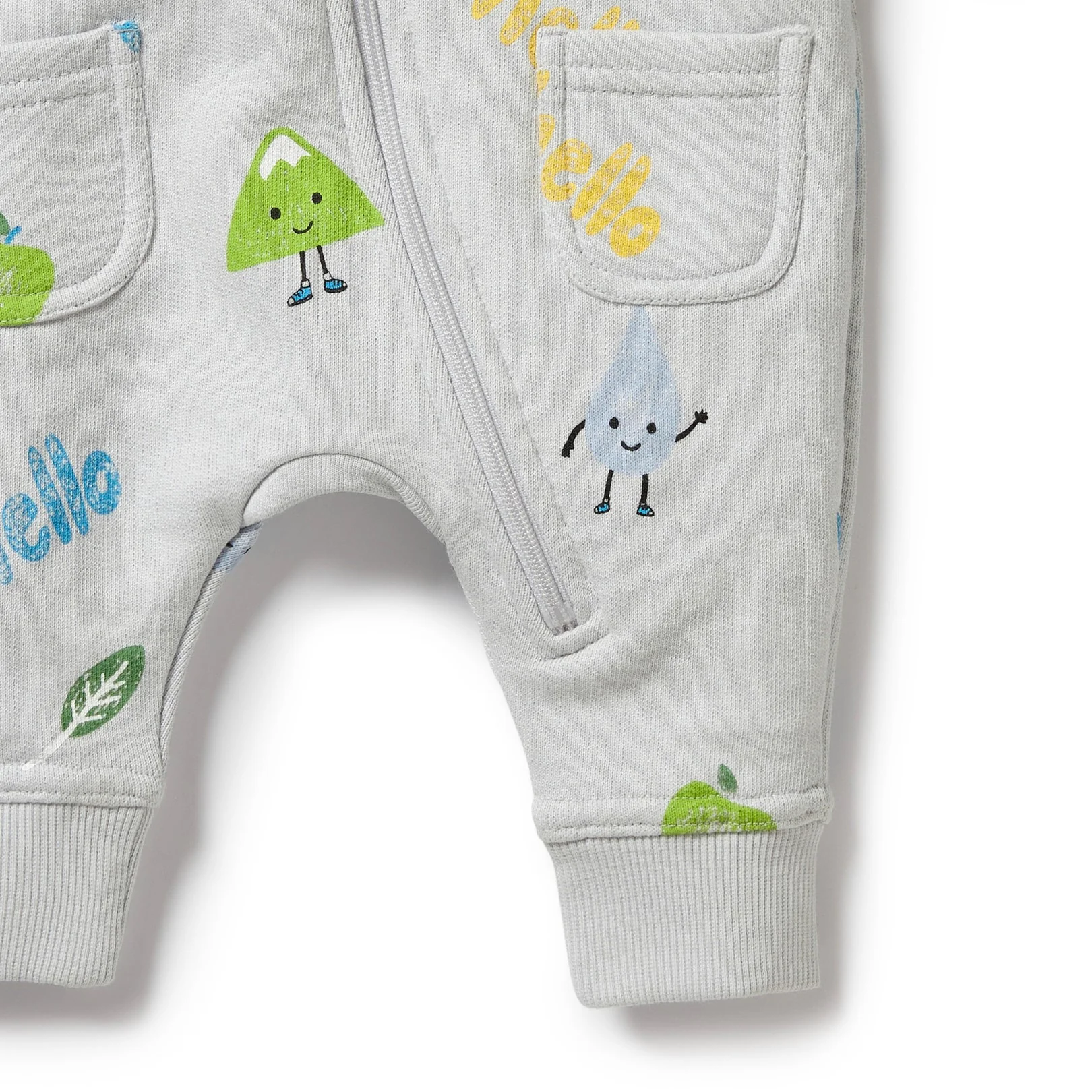 Organic Terry Growsuit - Hello - Image 5