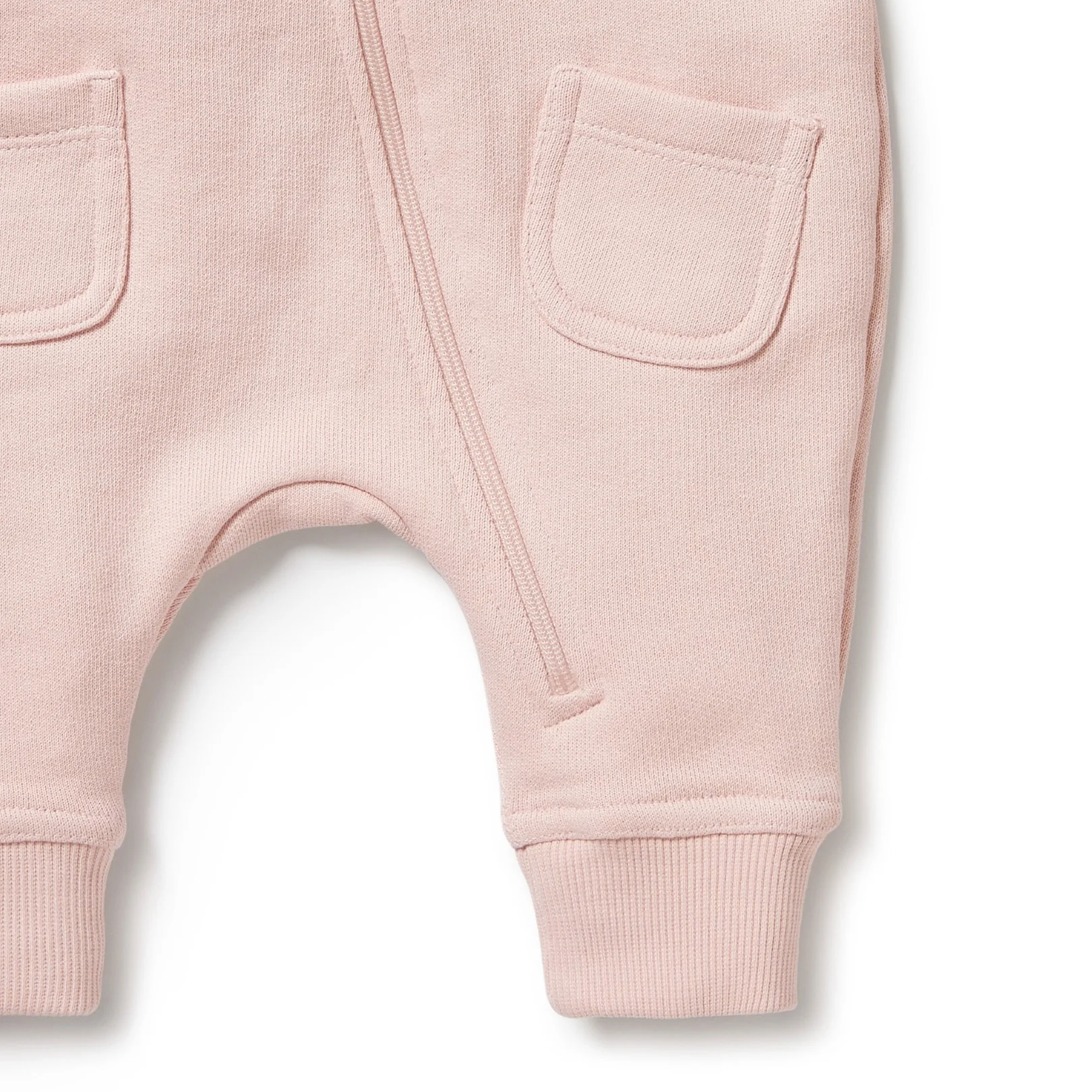 Organic Terry Growsuit - Rose - Image 3