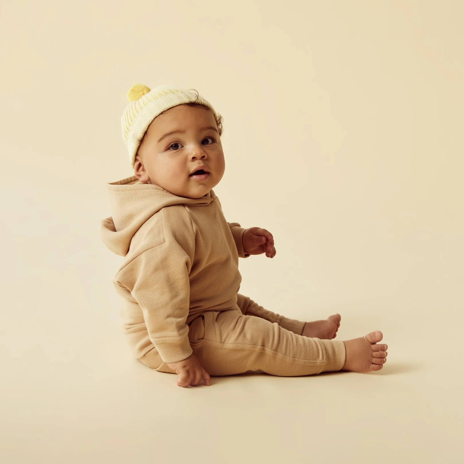 Wilson and Frenchy Organic Terry Sweat Pant - Caramel - Image 2