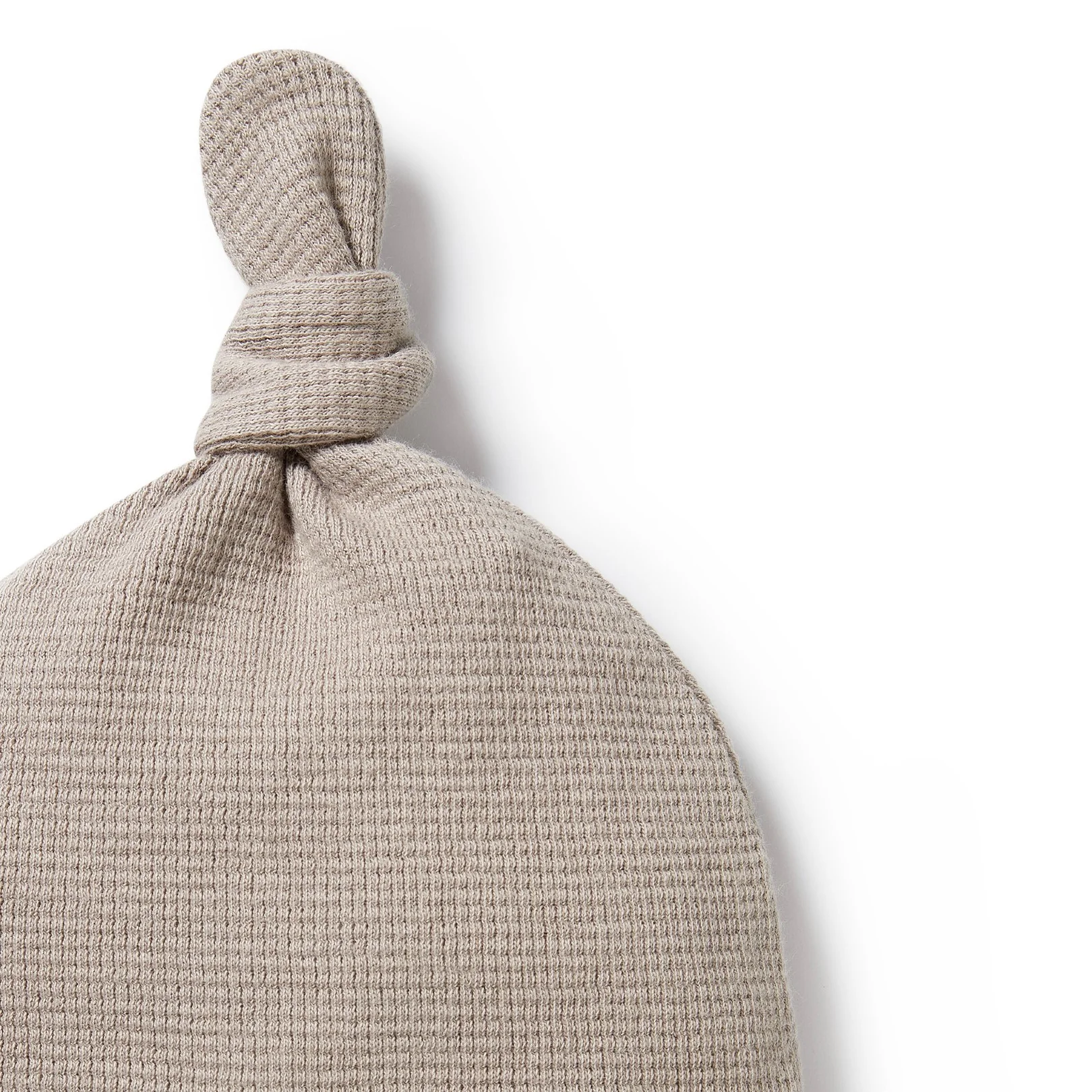 Wilson and Frenchy Organic Waffle Knot Hat - Mushroom - Image 5