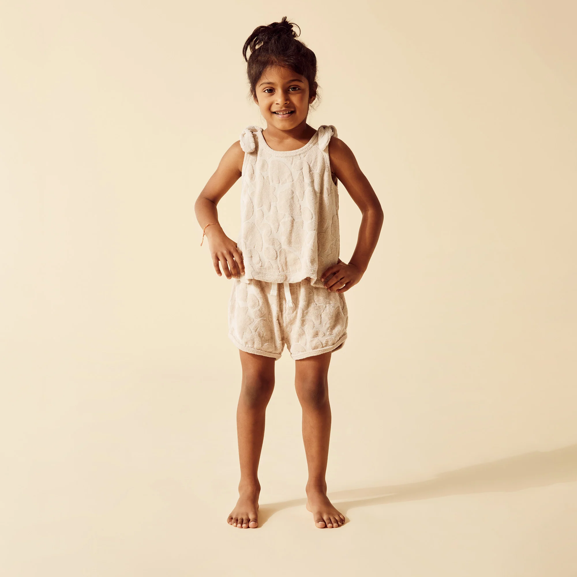 Wilson and Frenchy Pattern Play Girls Organic Terry Short - Image 4