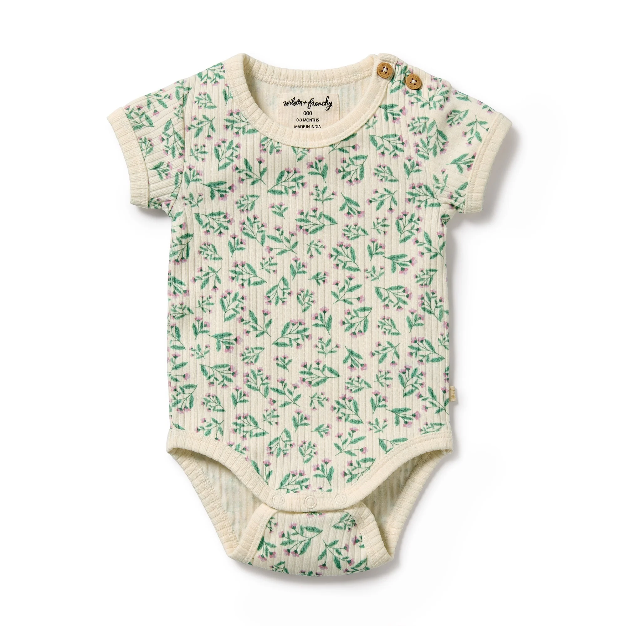 Organic Bodysuit - Periwinkle