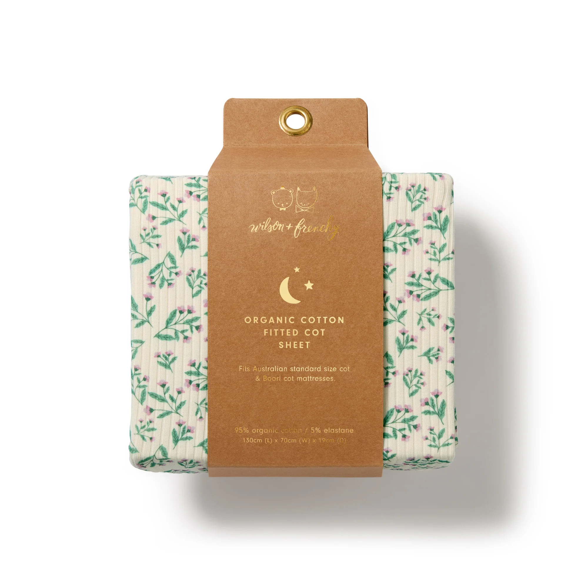 Organic Cot Sheet - Periwinkle - Image 2