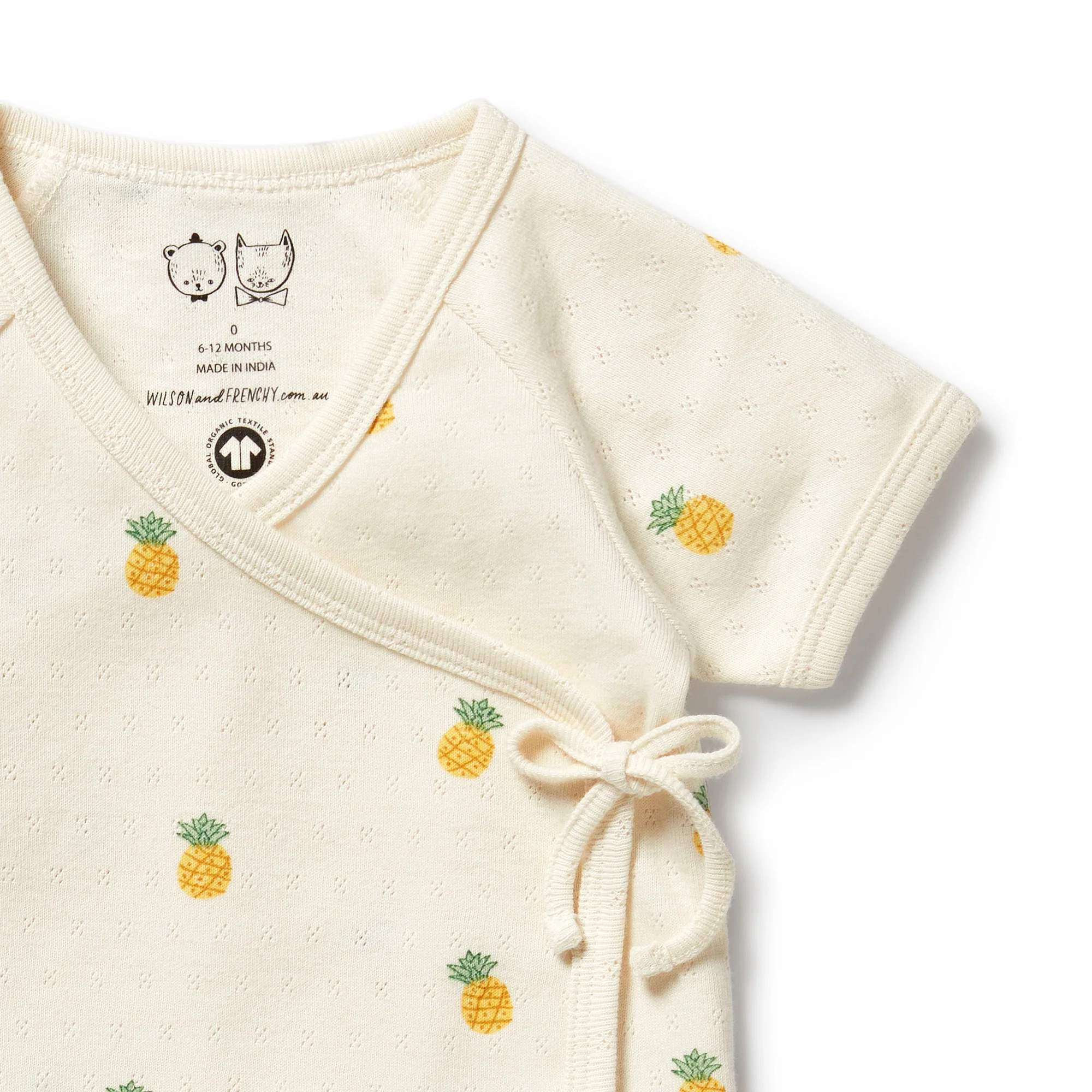 Organic Pointelle Kimono Set - Piney Pals - Image 2