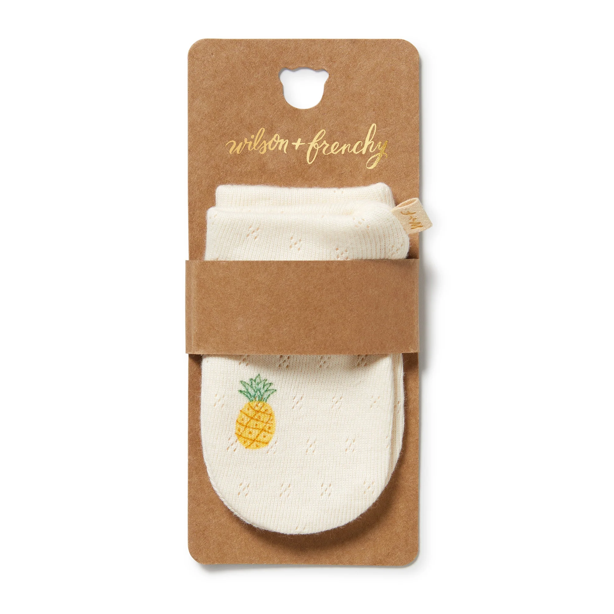 Organic Pointelle Mittens - Piney Pals - Image 3