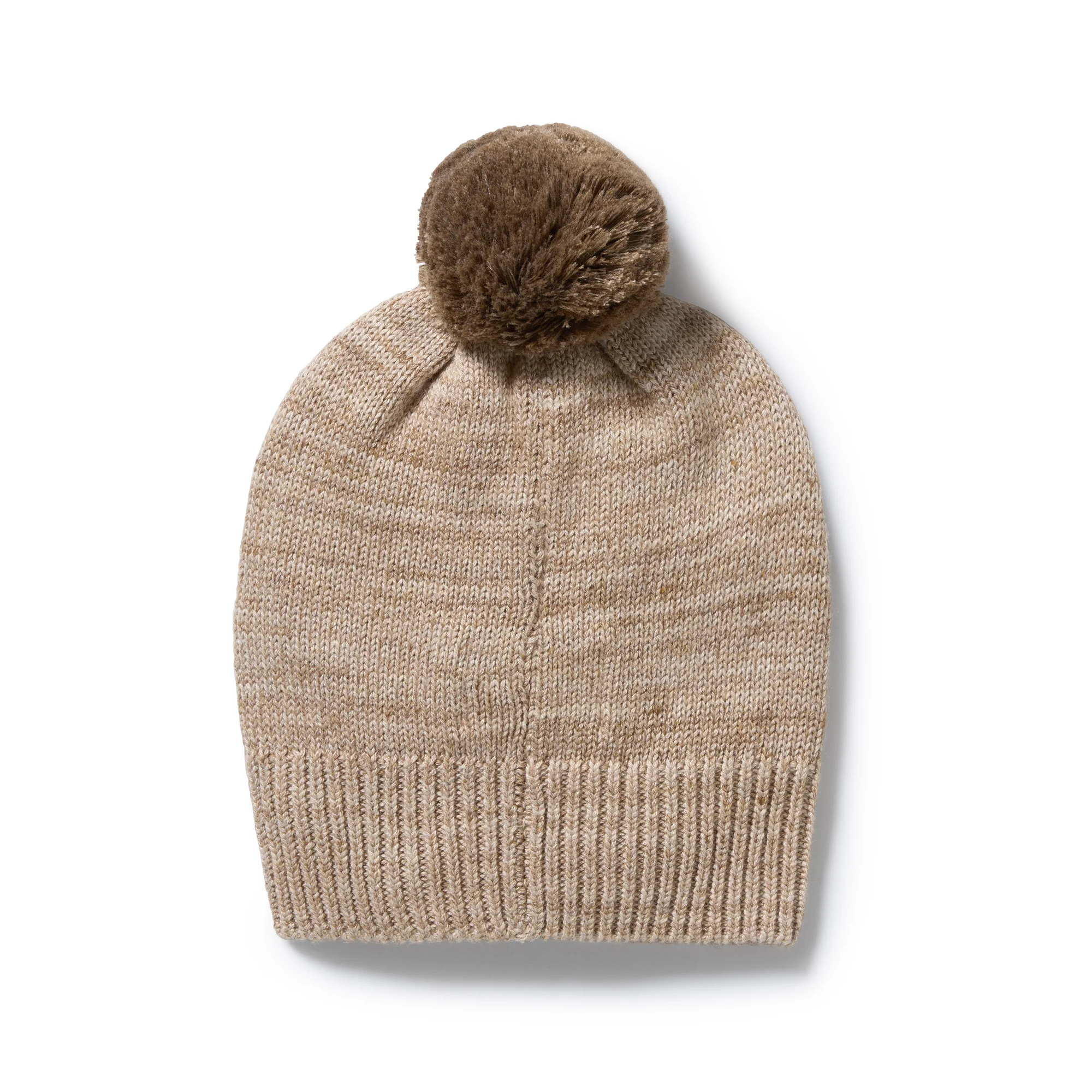 Sandstone Organic Knitted Bauble Hat - Image 4
