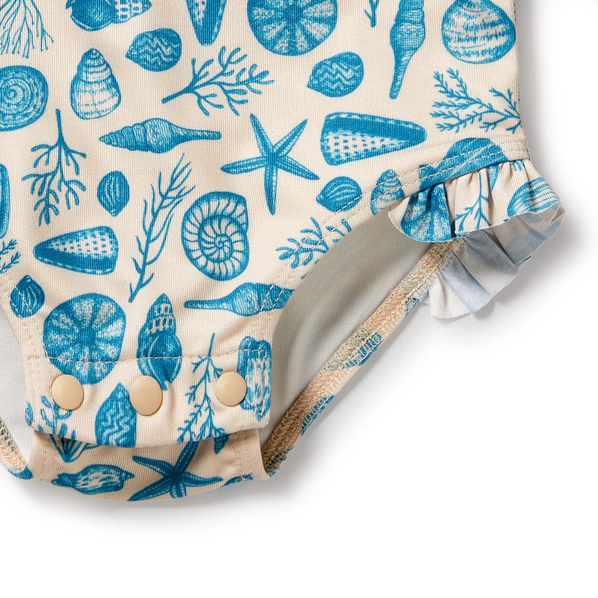 Shells Long Sleeve Swimsuit - Image 4