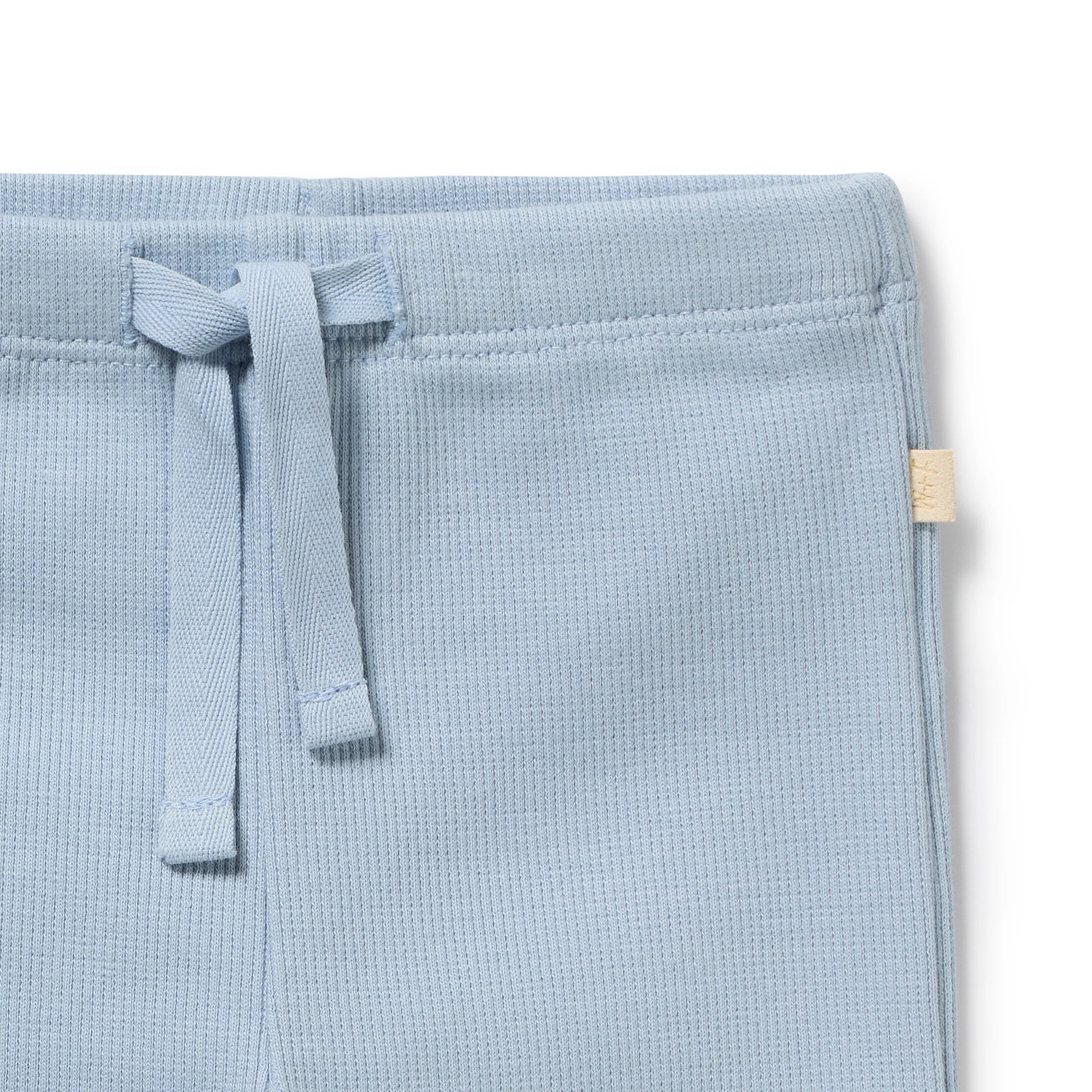 Storm Blue Organic Rib Legging - Image 2