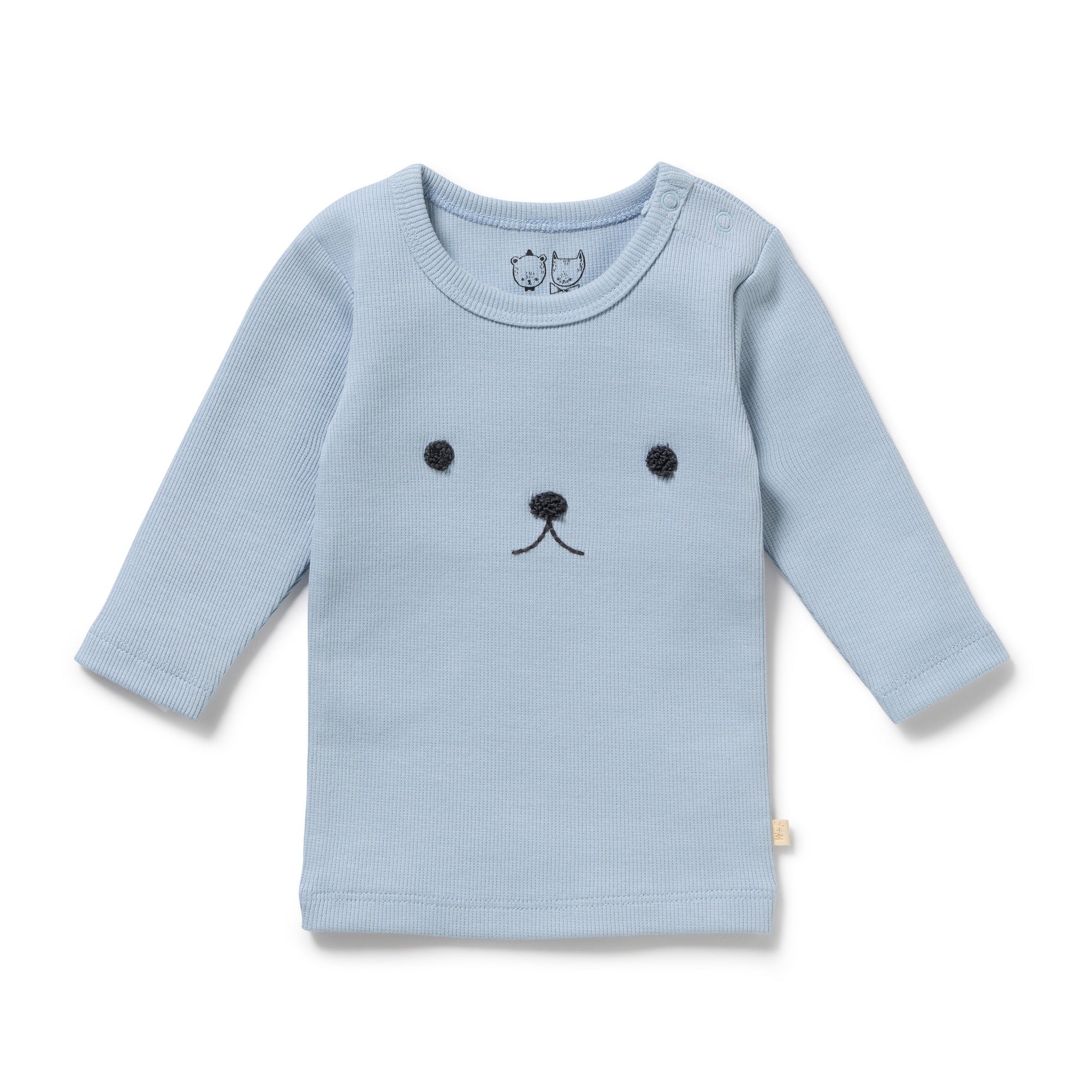 Storm Blue Organic Rib Top