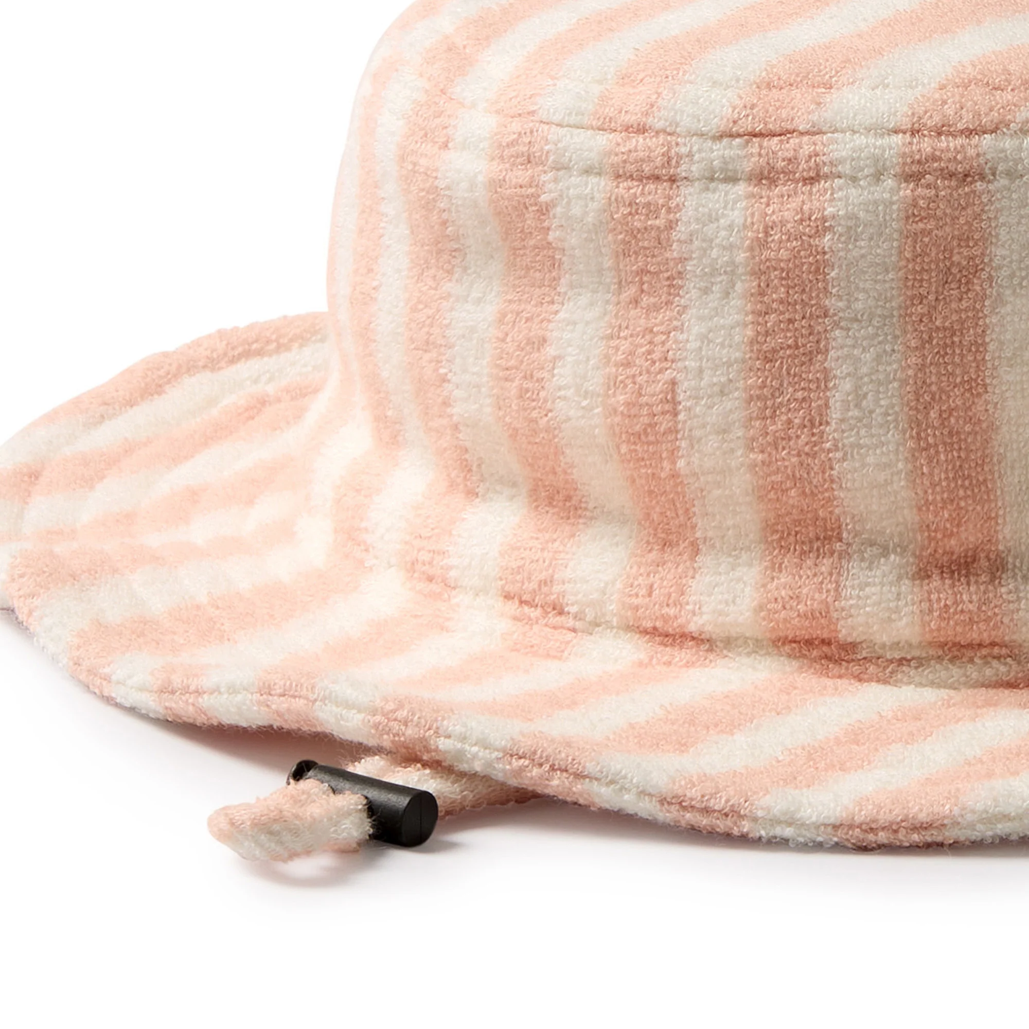 Organic Terry Sun Hat - Strawberry Wave - Image 3