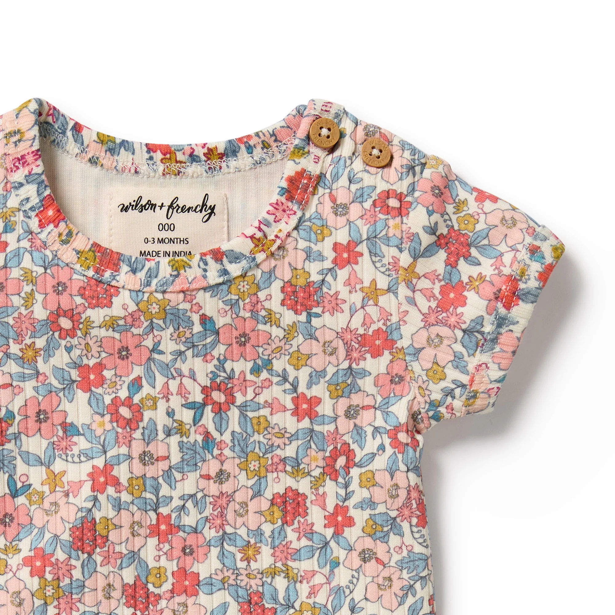 Organic Bodysuit - Summer Bloom - Image 2