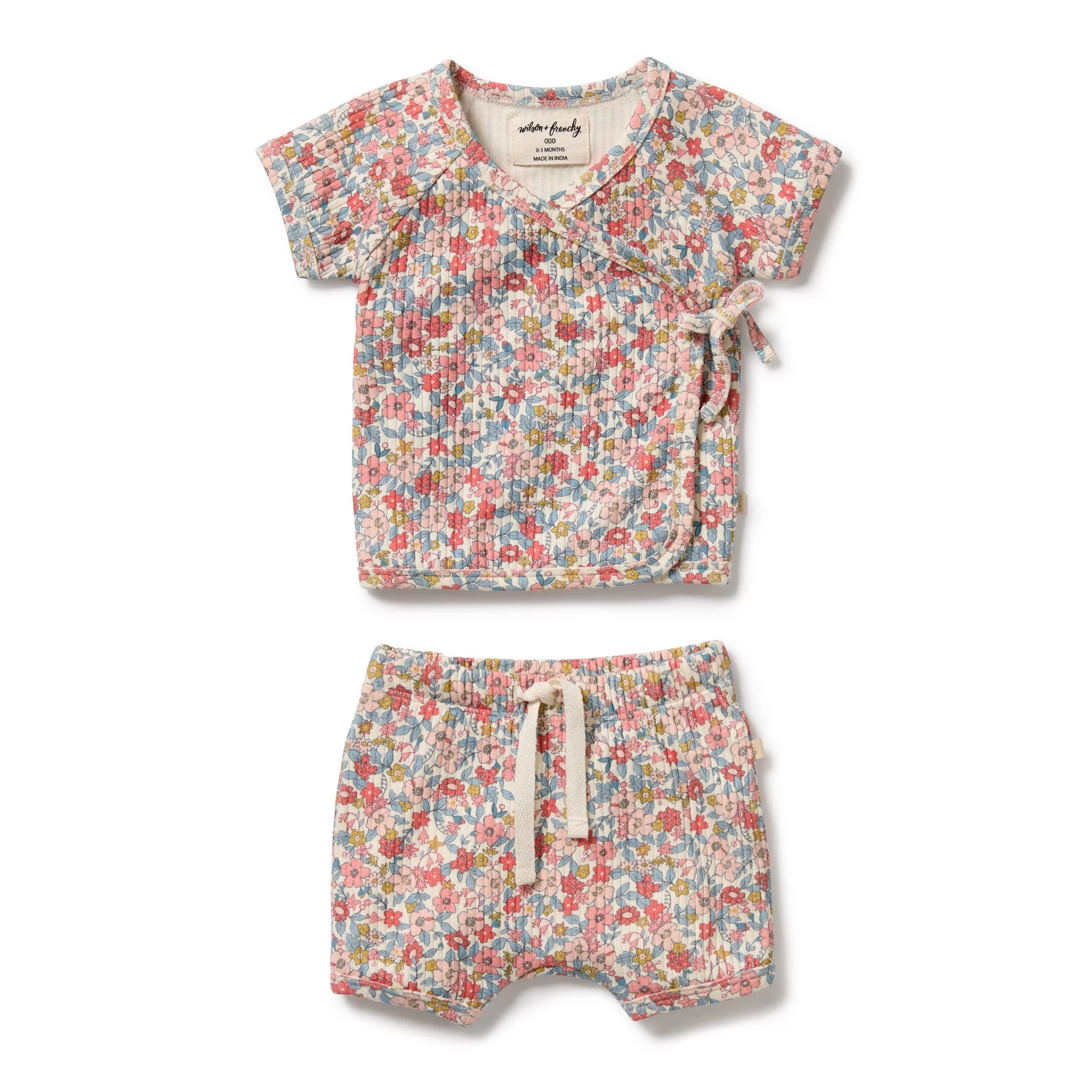 Organic Kimono Set - Summer Bloom