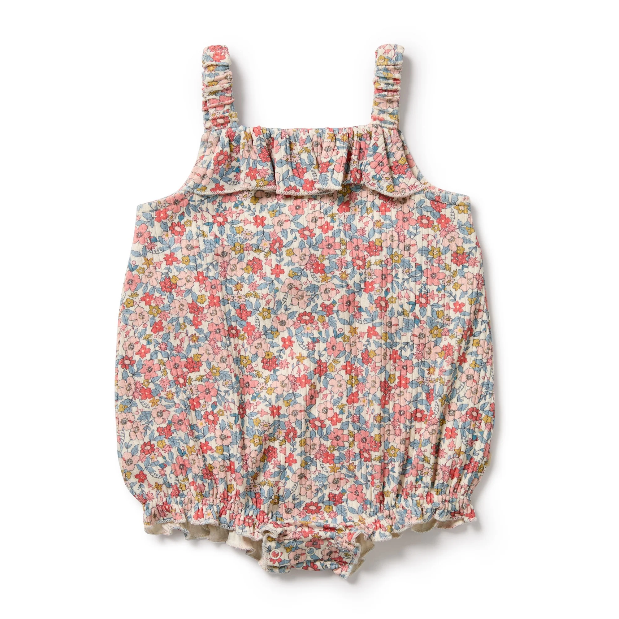 Organic Playsuit - Summer Bloom