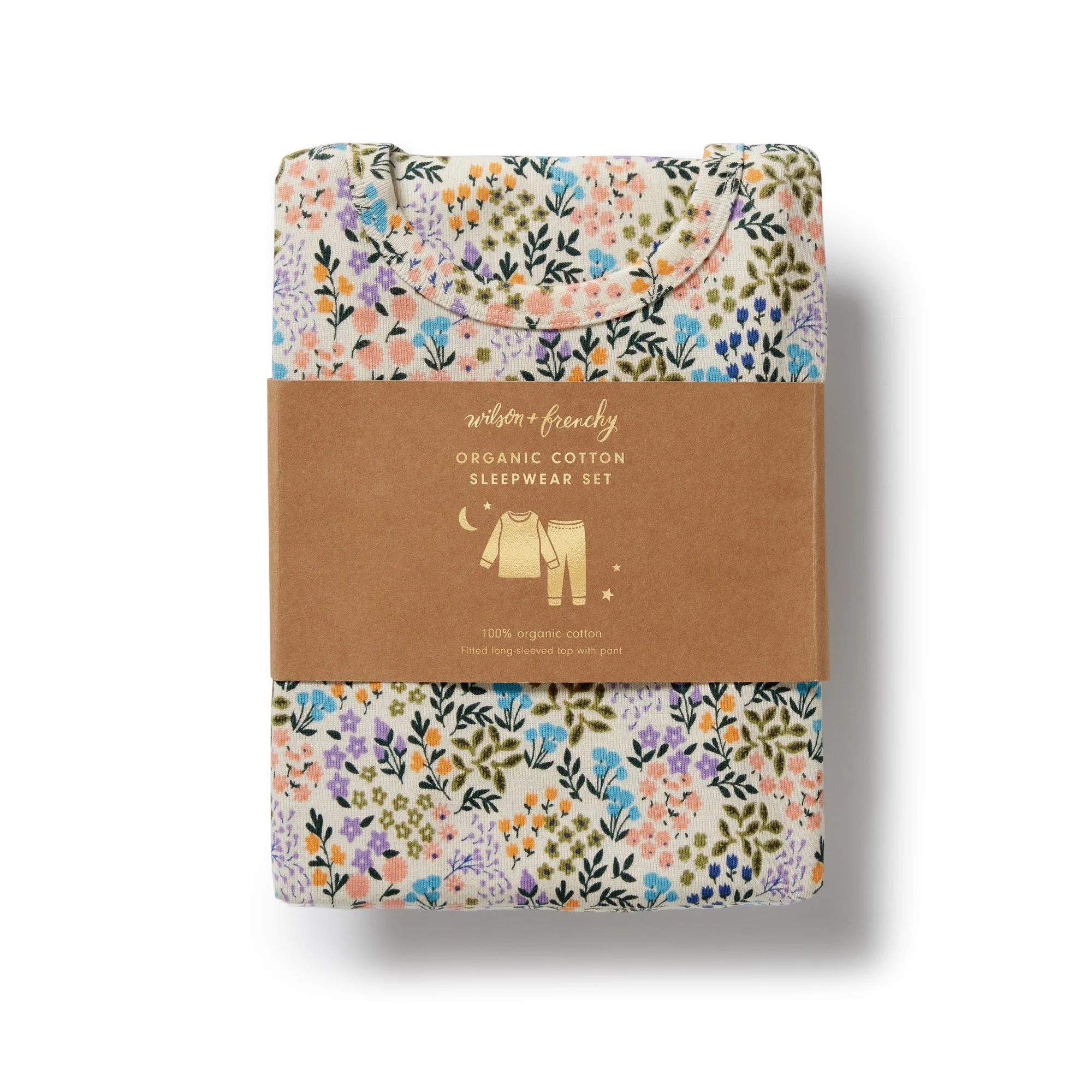 Wilson & Frenchy - Tiny Bloom Organic Long Sleeved Pyjamas - Image 4