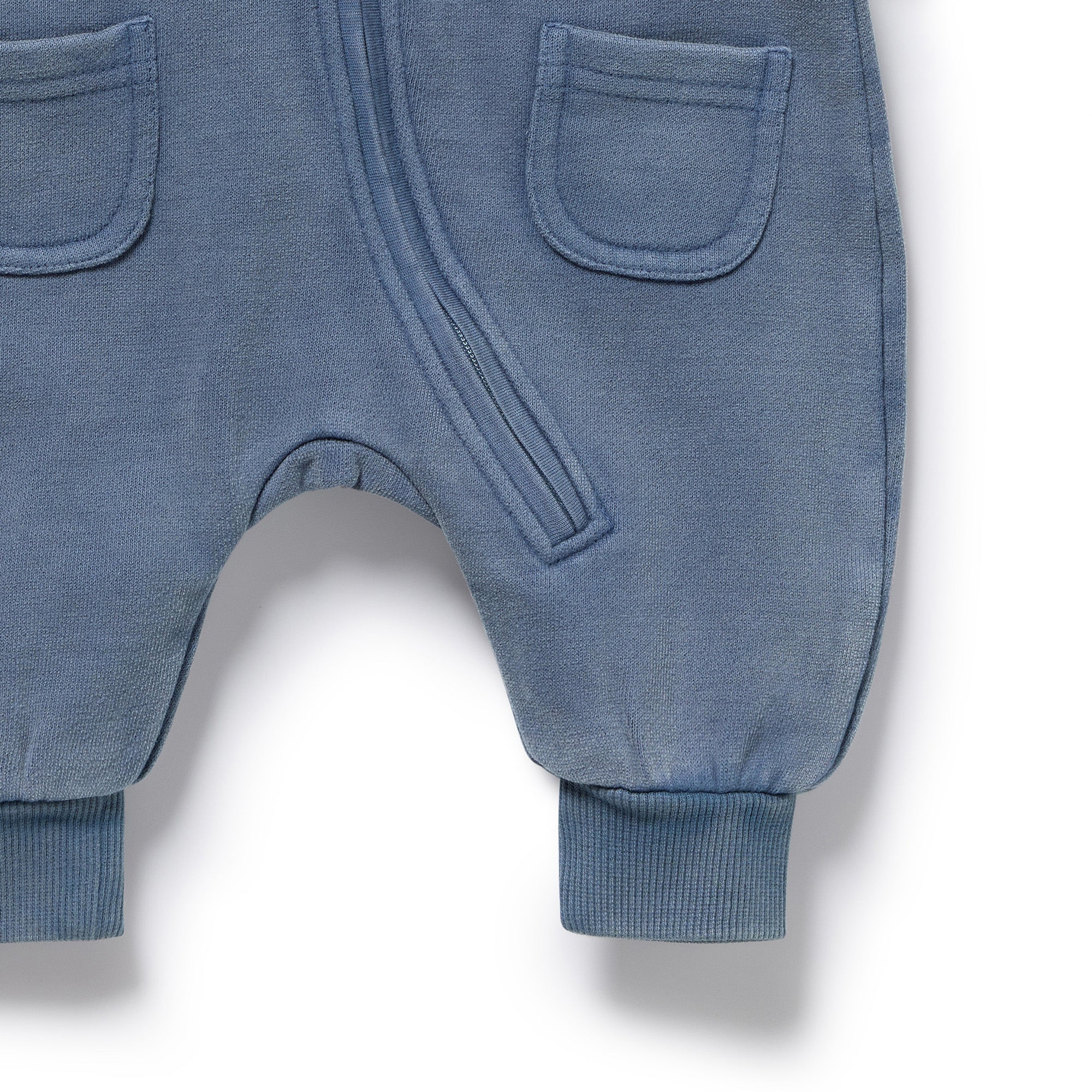 Twilight Blue Organic Terry Growsuit - Image 3