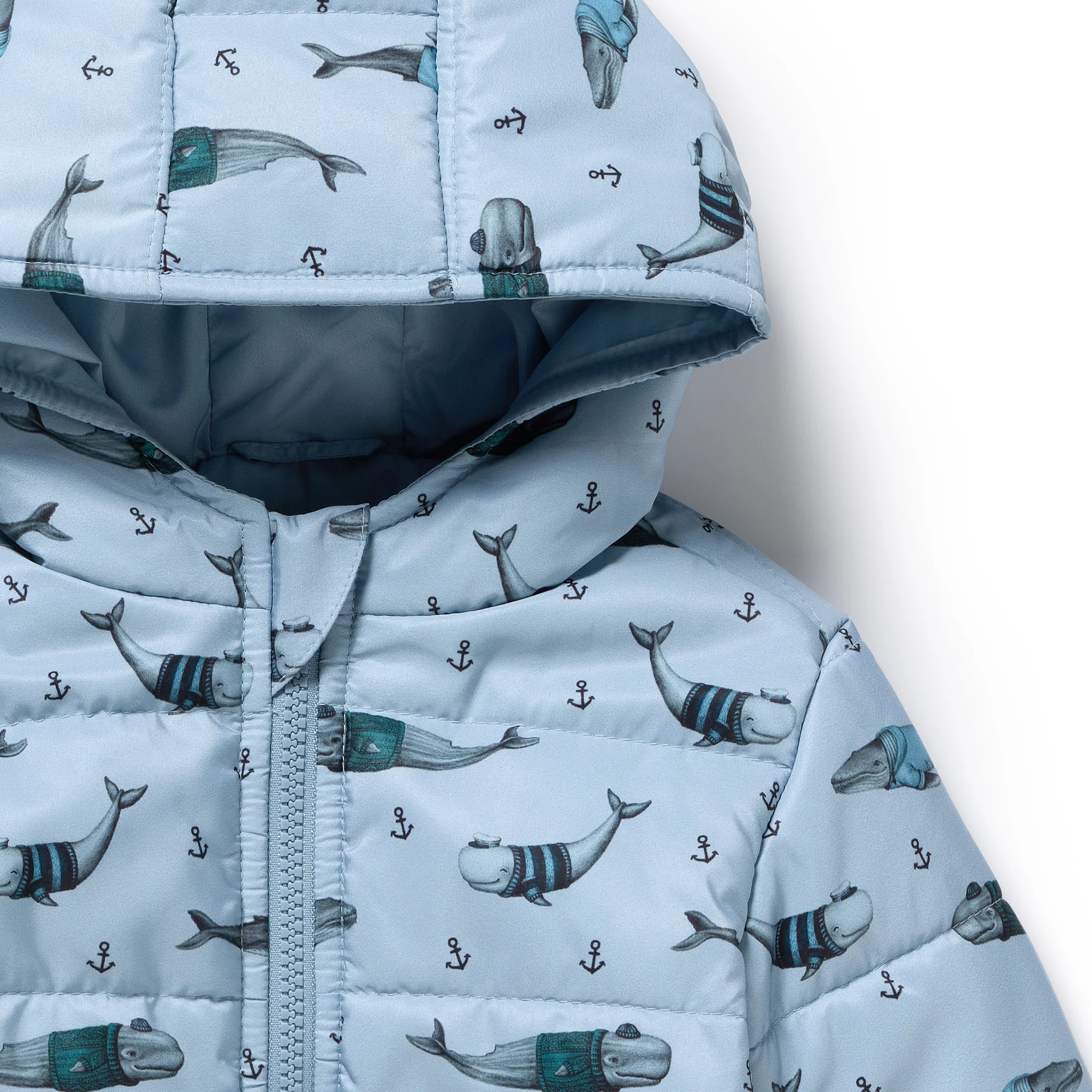 Woolly Whales Puffer Jacket - Image 3