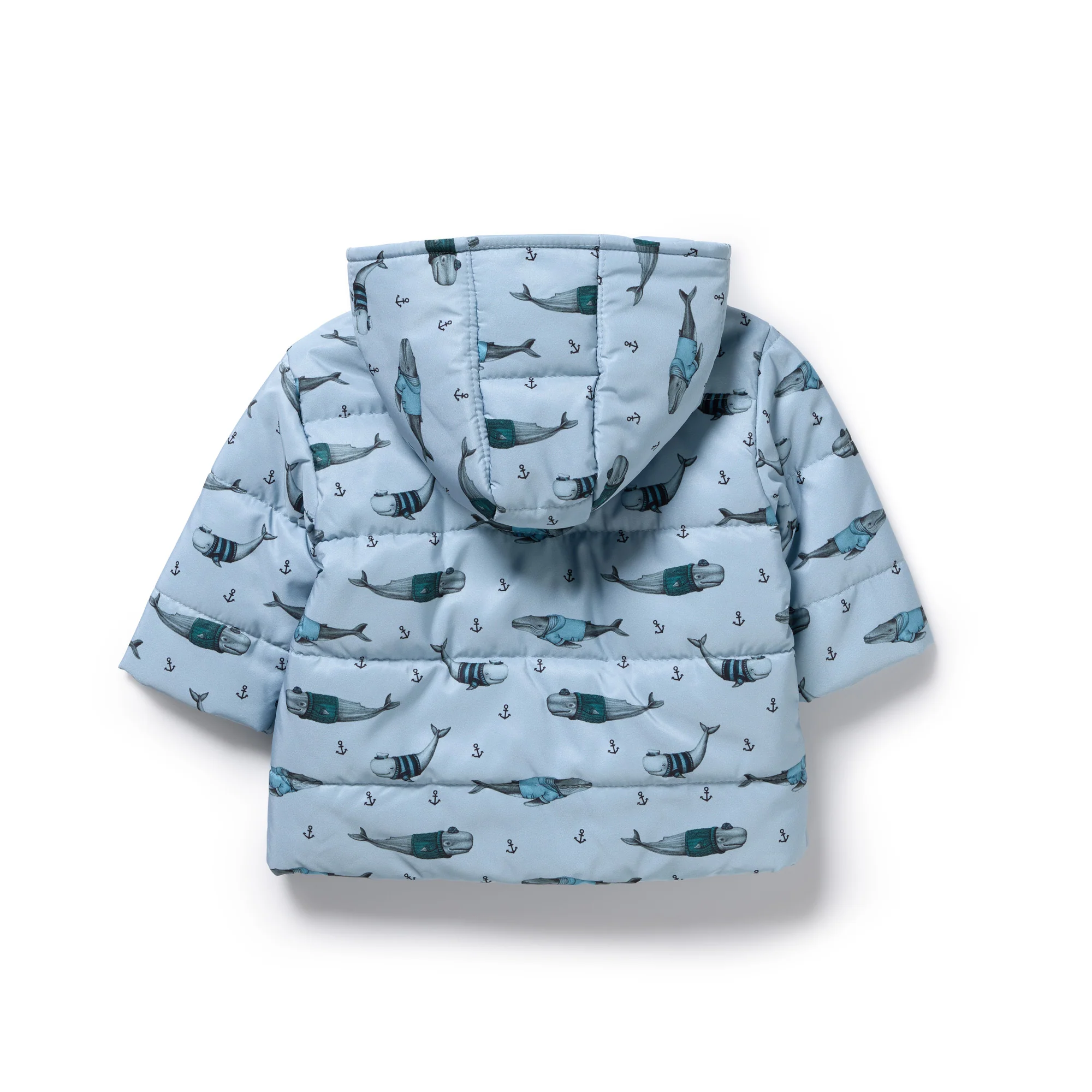 Woolly Whales Puffer Jacket - Image 4