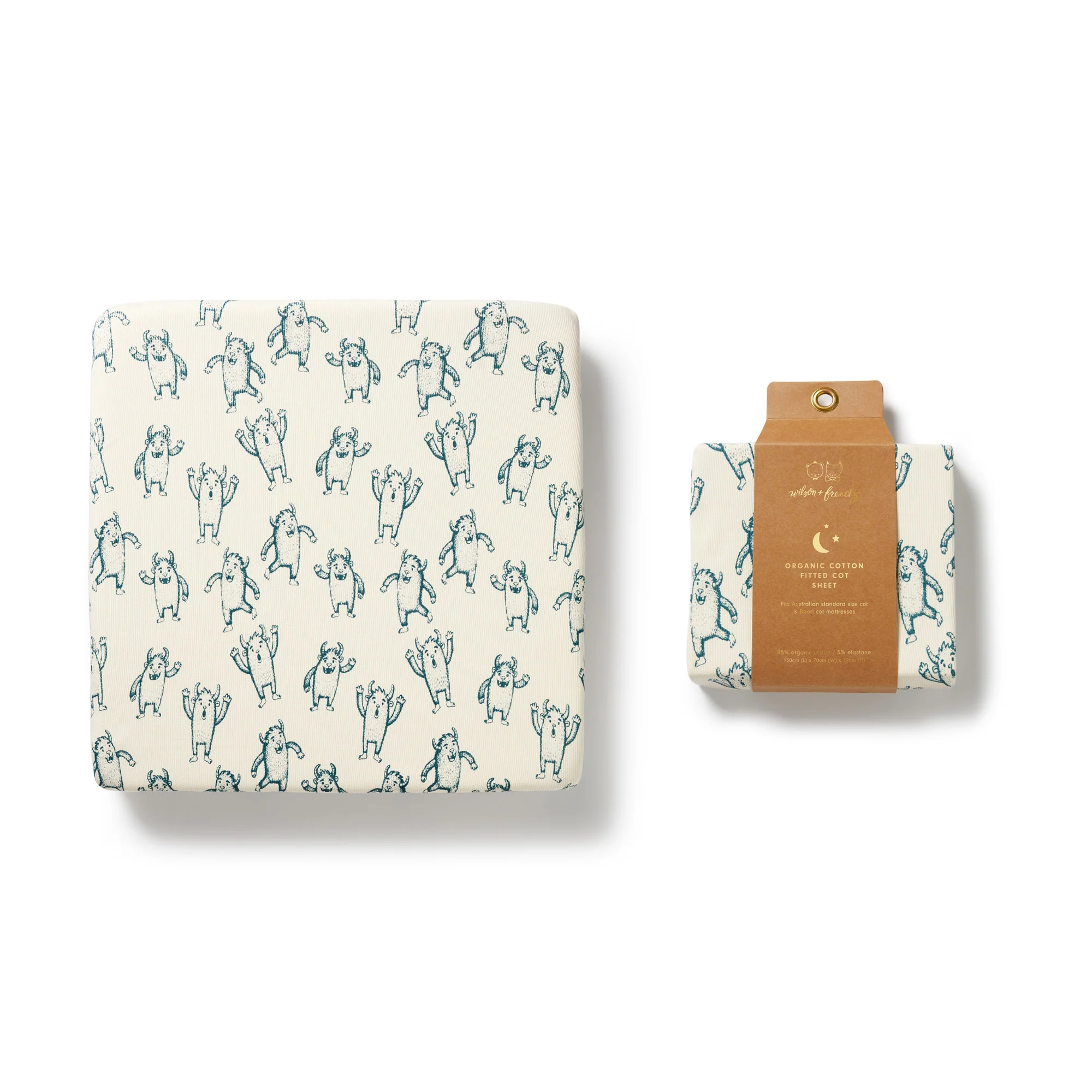 Organic Cot Sheet - Yeti - Image 4