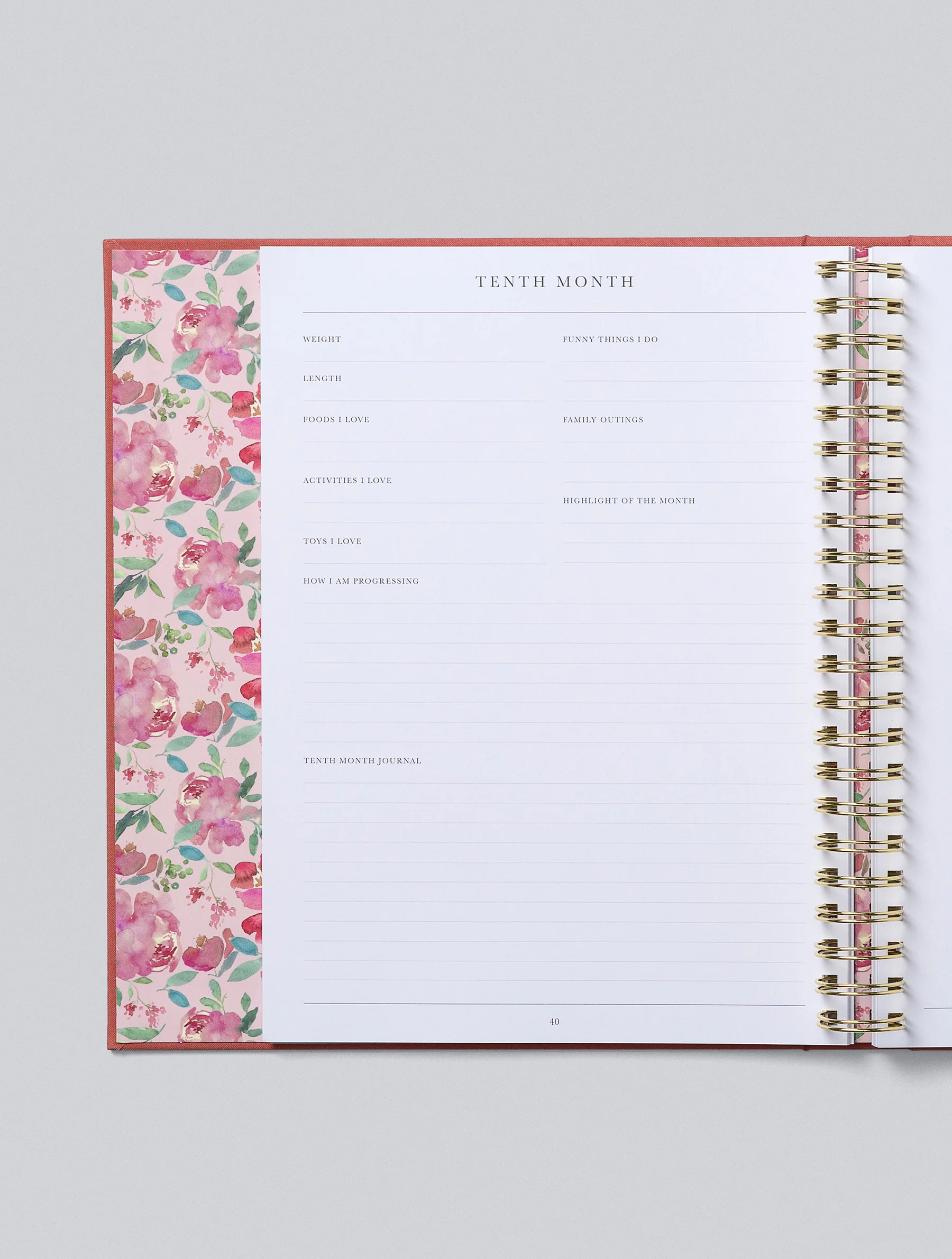 Write To Me - Baby Journal First Five Years - Blush (Boxed) - Image 7