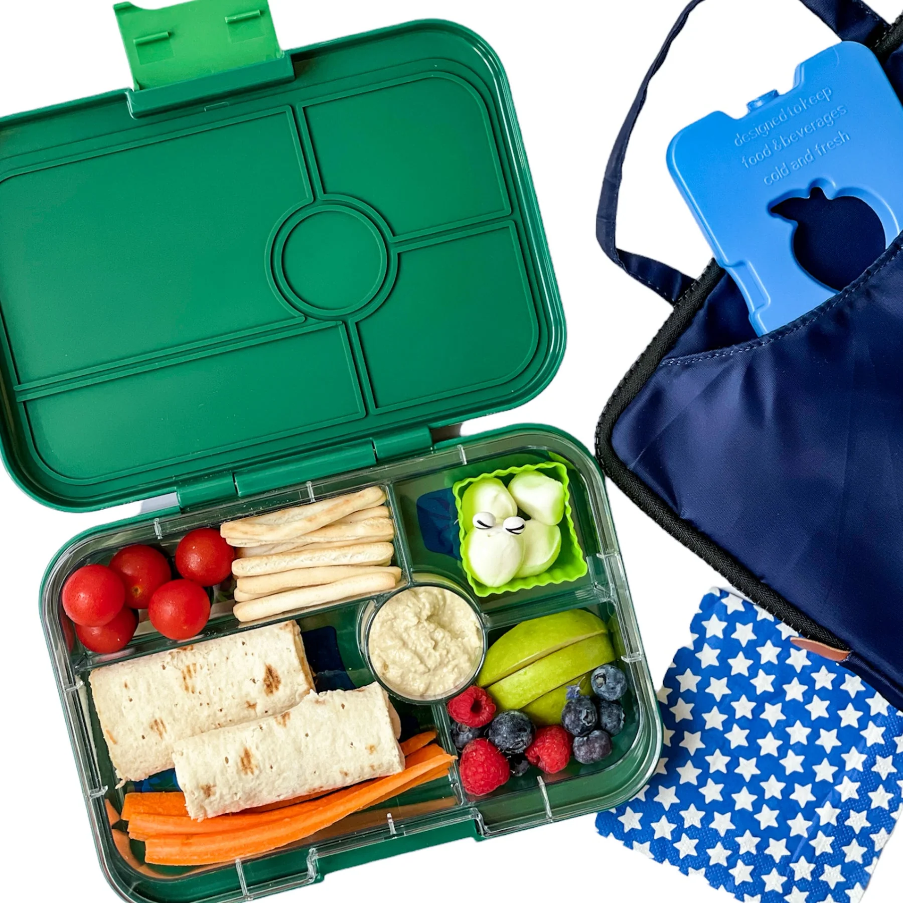 Yumbox Tapas 5 Comp | Greenwich Green - Jungle - Image 3