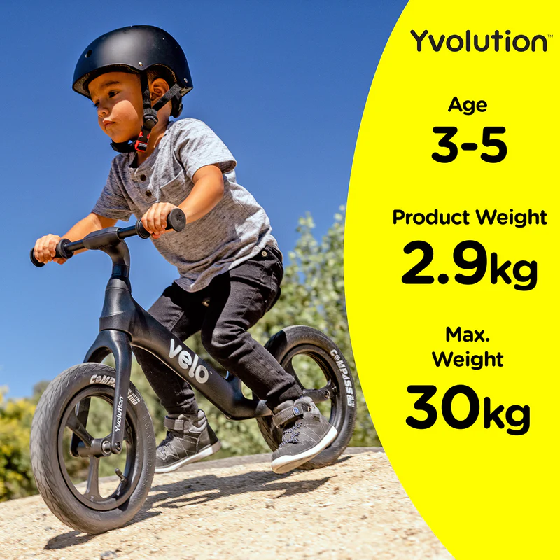 Velo Pro Balance Bike - Black - Image 3