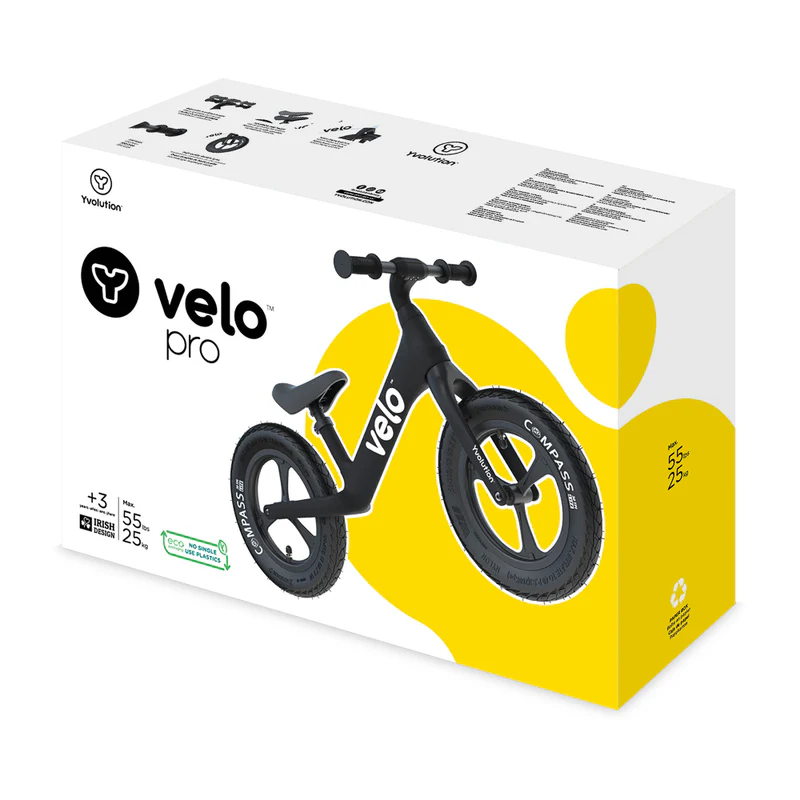 Velo Pro Balance Bike - Black - Image 5