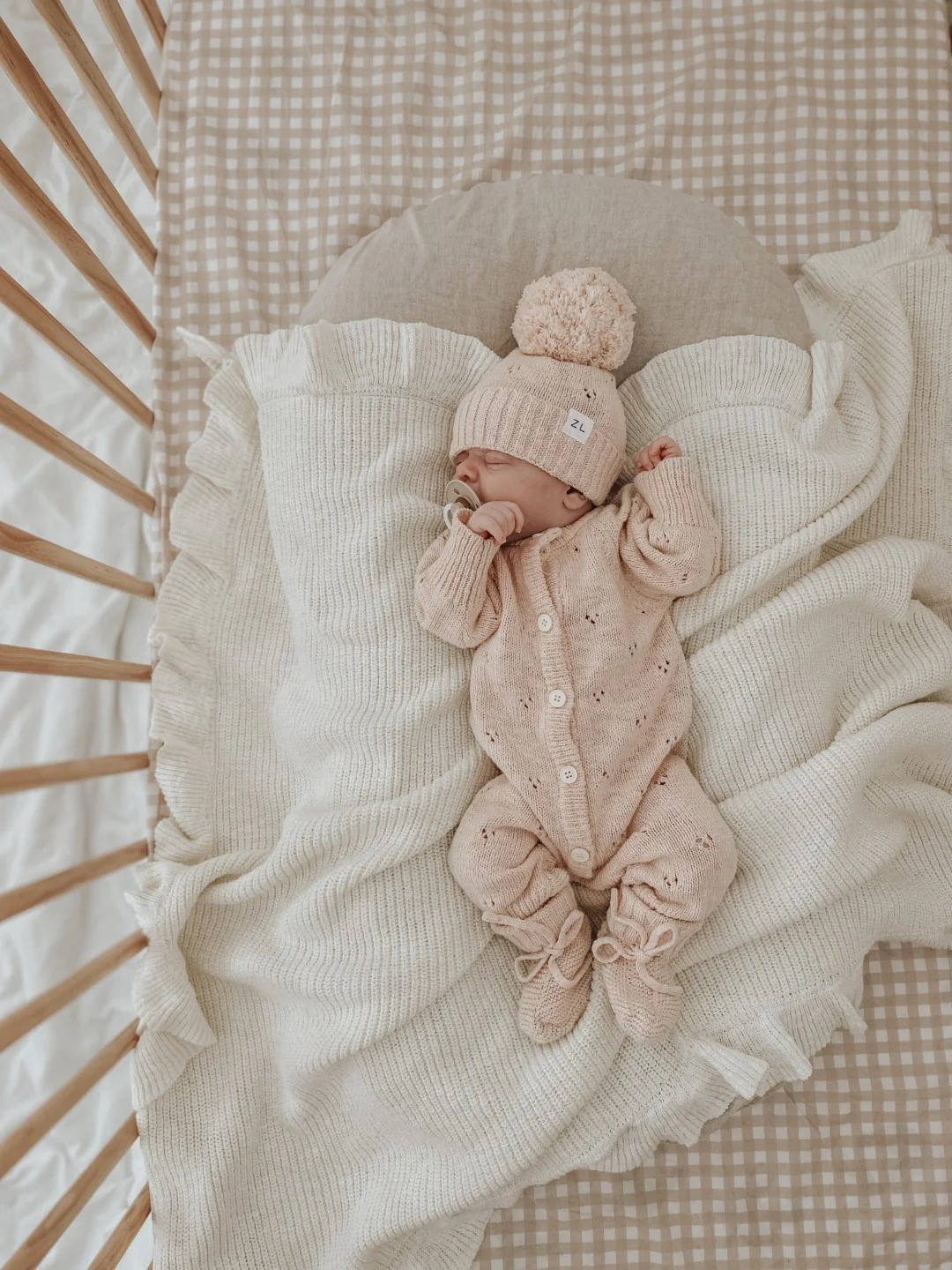 Ziggy Lou - Classic Knit Romper | Petal - Image 3